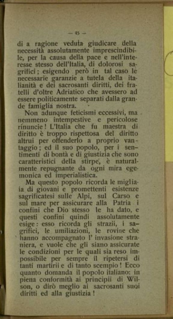 Discorso dell'on. Cesare Nava ai suoi elettori  : Monza 12 gennaio 1919