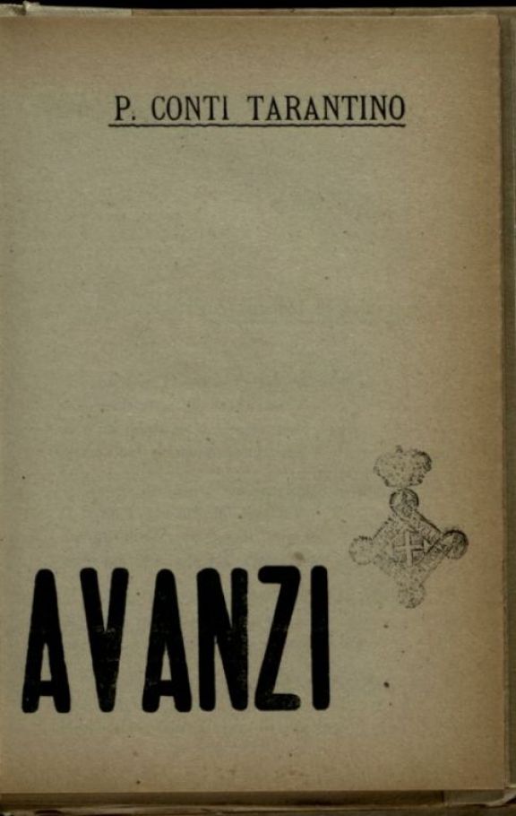 Avanzi  / P. Conti Tarantino