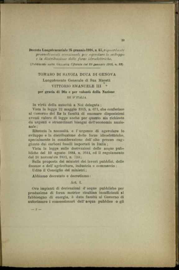 Appendice ai provvedimenti finanziari di guerra al 1 giugno 1916