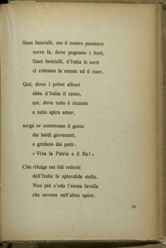 Canti e inni patrii  : 1859-1915  / Calcedonio Biondolillo