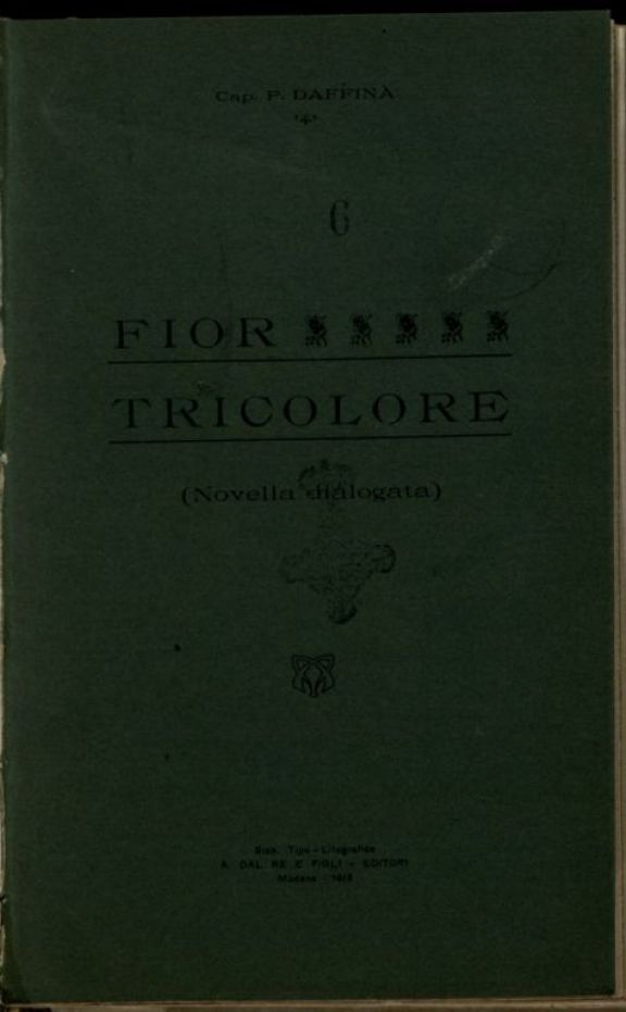 Fior tricolore  : novella dialogata  / P. Daffin