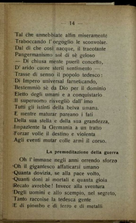 Canti di Guerra  / Arturo Bruchi