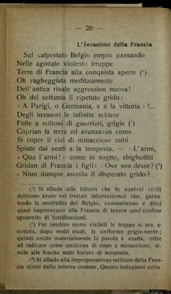 Canti di Guerra  / Arturo Bruchi
