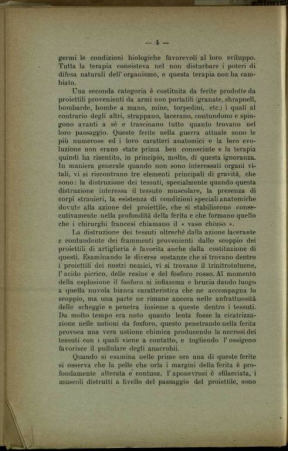 Criteri direttivi della terapia moderna delle ferite da guerra  : conferenze tenute all'Ospedale principale militare di riserva di Siena  / dal prof. Vittorio Remedi