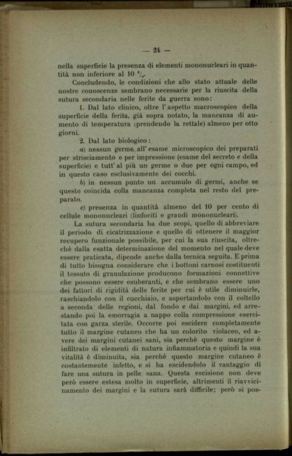 Criteri direttivi della terapia moderna delle ferite da guerra  : conferenze tenute all'Ospedale principale militare di riserva di Siena  / dal prof. Vittorio Remedi