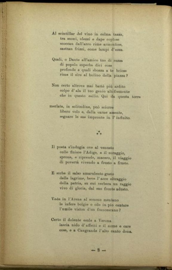 Verso le porte d'Italia  : rime e ritmi  / Augusta Mosconi