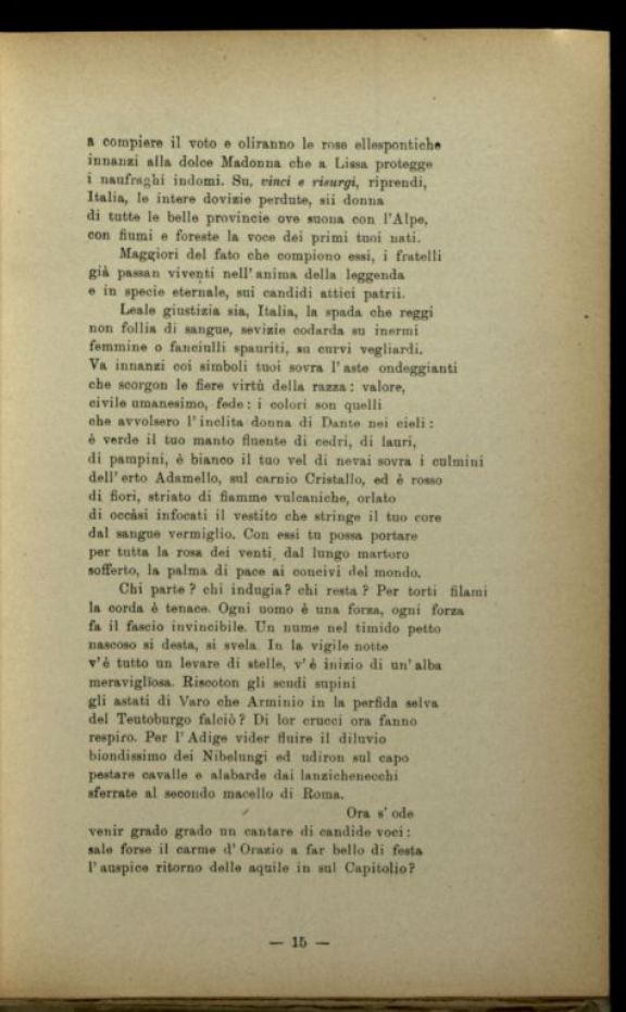 Verso le porte d'Italia  : rime e ritmi  / Augusta Mosconi