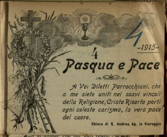 Pasqua e pace  : 1915