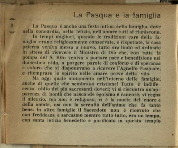 Pasqua e pace  : 1915