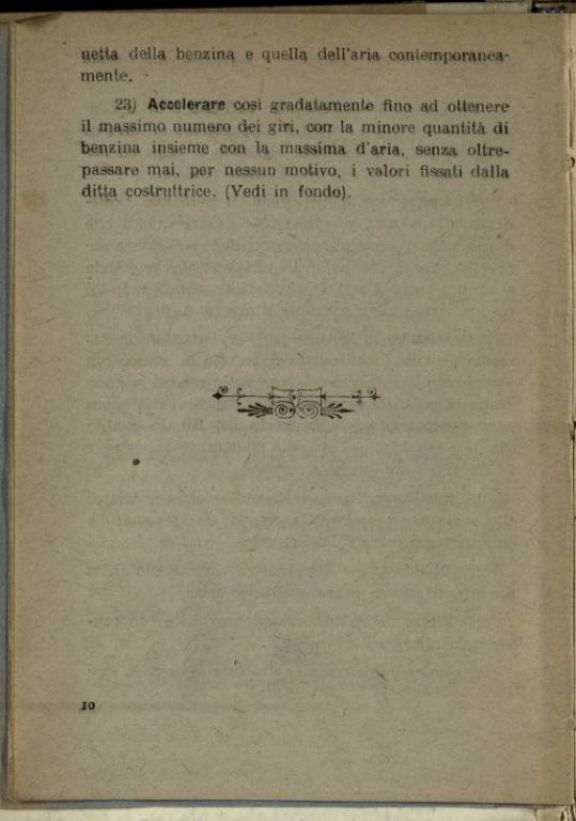 Norme sulla condotta e manutenzione dei motori rotativi montati sugli apparecchi  / Giuseppe Pell