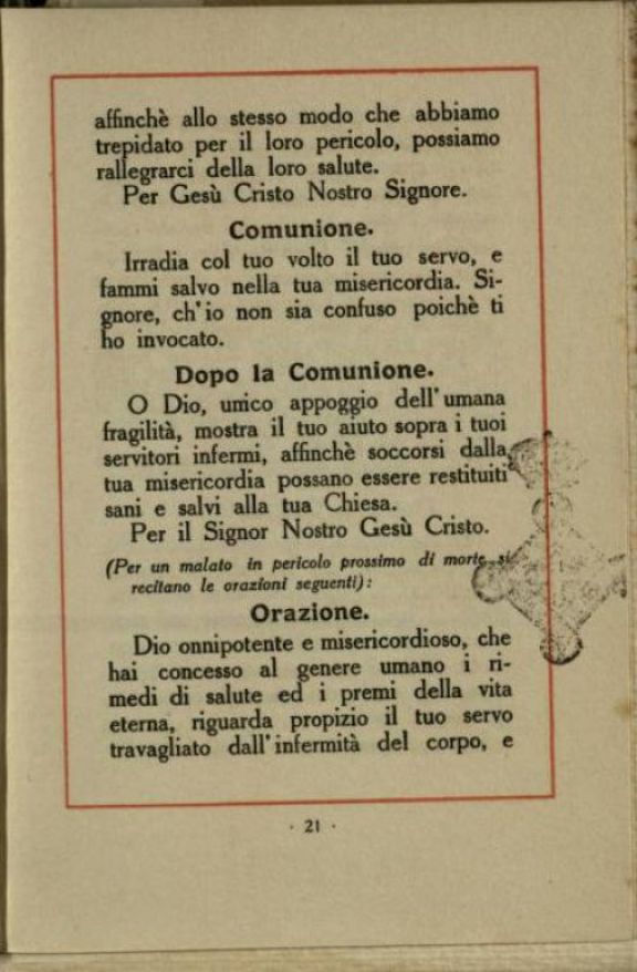 Tu salverai, o signore, l'umile popolo tuo  : preghiere della messa per il tempo di guerra