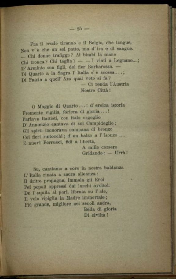 Cesare Battisti  : Canto. Inni e versi della Quarta Guerra  / Francesco Marengo