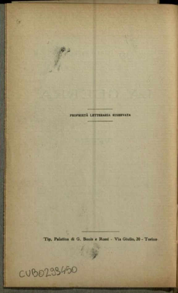La *Guerra 1914-916  : versi  / Angelo Garrone