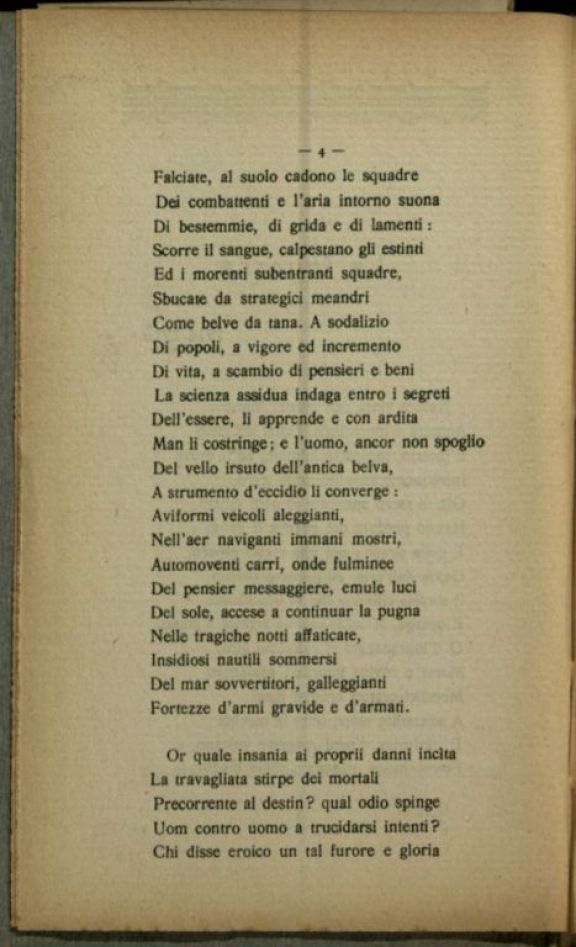 La *Guerra 1914-916  : versi  / Angelo Garrone