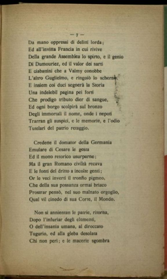 La *Guerra 1914-916  : versi  / Angelo Garrone