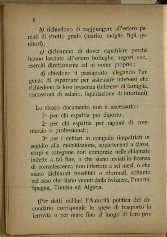 Domande di passaporto per l'estero  : indicazioni pratiche e brevi per norma dei sindaci e segretari comunali  / raccolte da Venosta Alfredo