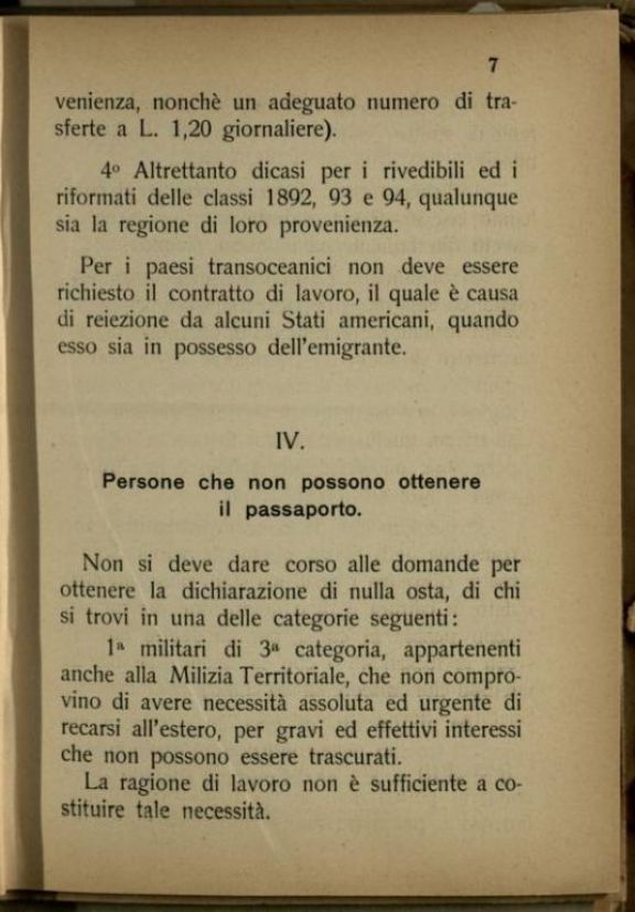 Domande di passaporto per l'estero  : indicazioni pratiche e brevi per norma dei sindaci e segretari comunali  / raccolte da Venosta Alfredo