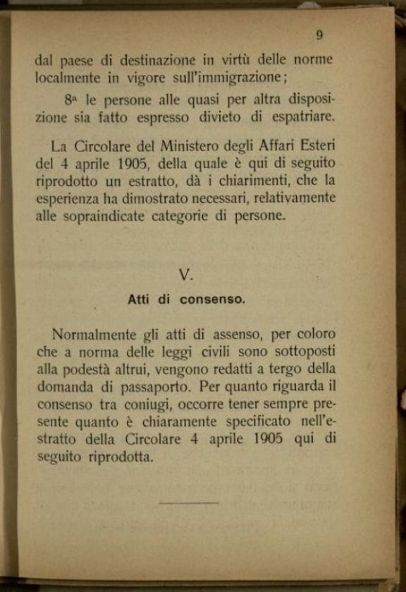 Domande di passaporto per l'estero  : indicazioni pratiche e brevi per norma dei sindaci e segretari comunali  / raccolte da Venosta Alfredo