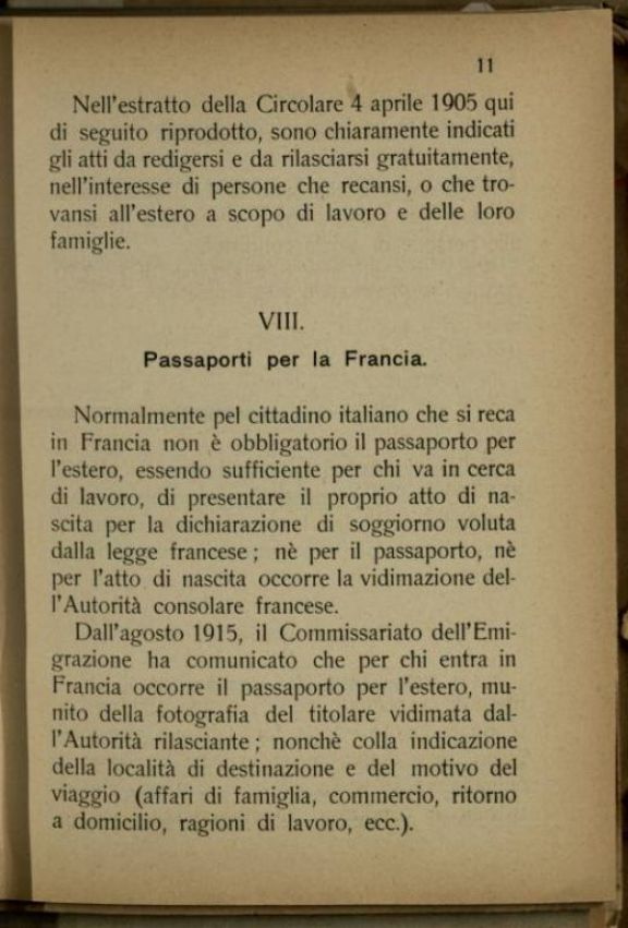 Domande di passaporto per l'estero  : indicazioni pratiche e brevi per norma dei sindaci e segretari comunali  / raccolte da Venosta Alfredo