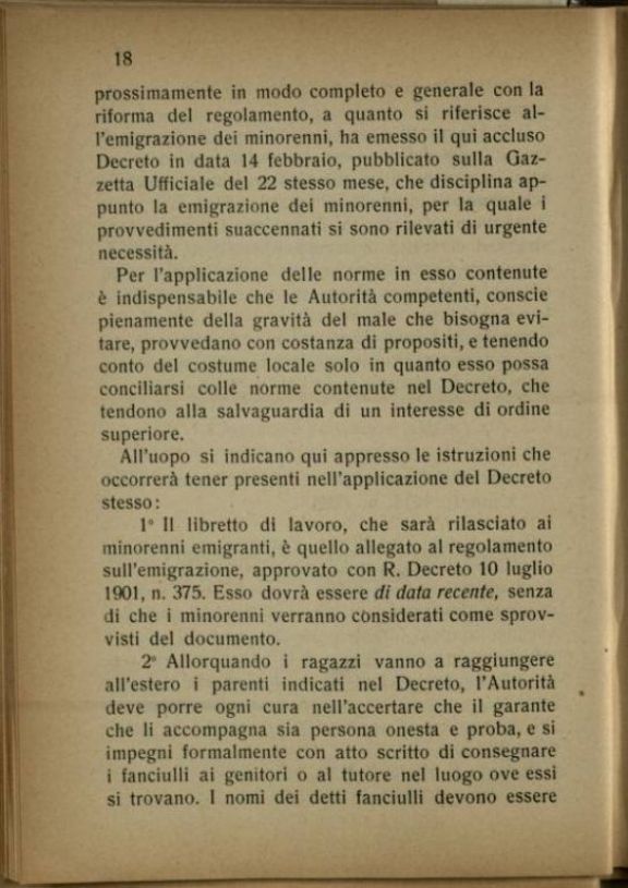 Domande di passaporto per l'estero  : indicazioni pratiche e brevi per norma dei sindaci e segretari comunali  / raccolte da Venosta Alfredo