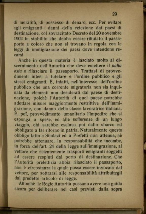 Domande di passaporto per l'estero  : indicazioni pratiche e brevi per norma dei sindaci e segretari comunali  / raccolte da Venosta Alfredo