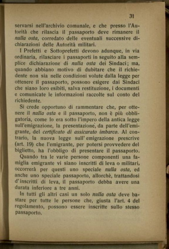 Domande di passaporto per l'estero  : indicazioni pratiche e brevi per norma dei sindaci e segretari comunali  / raccolte da Venosta Alfredo