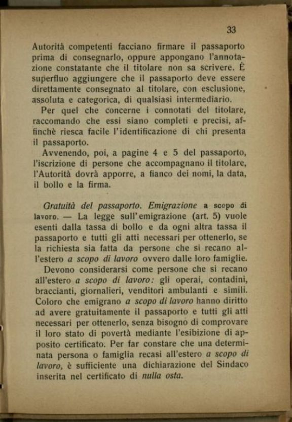 Domande di passaporto per l'estero  : indicazioni pratiche e brevi per norma dei sindaci e segretari comunali  / raccolte da Venosta Alfredo