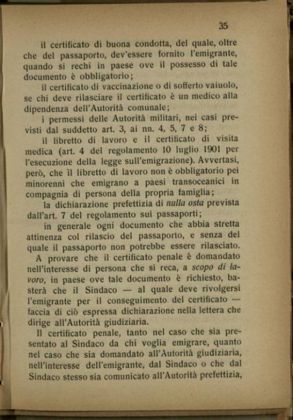 Domande di passaporto per l'estero  : indicazioni pratiche e brevi per norma dei sindaci e segretari comunali  / raccolte da Venosta Alfredo