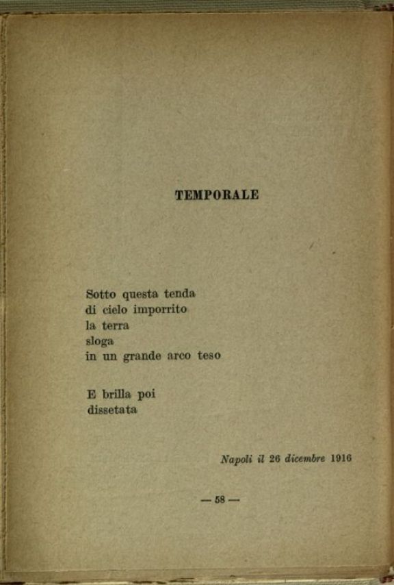 Allegria di naufragi  / Giuseppe Ungaretti