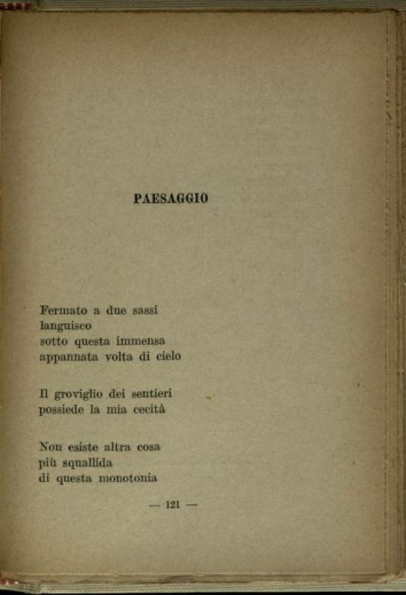 Allegria di naufragi  / Giuseppe Ungaretti