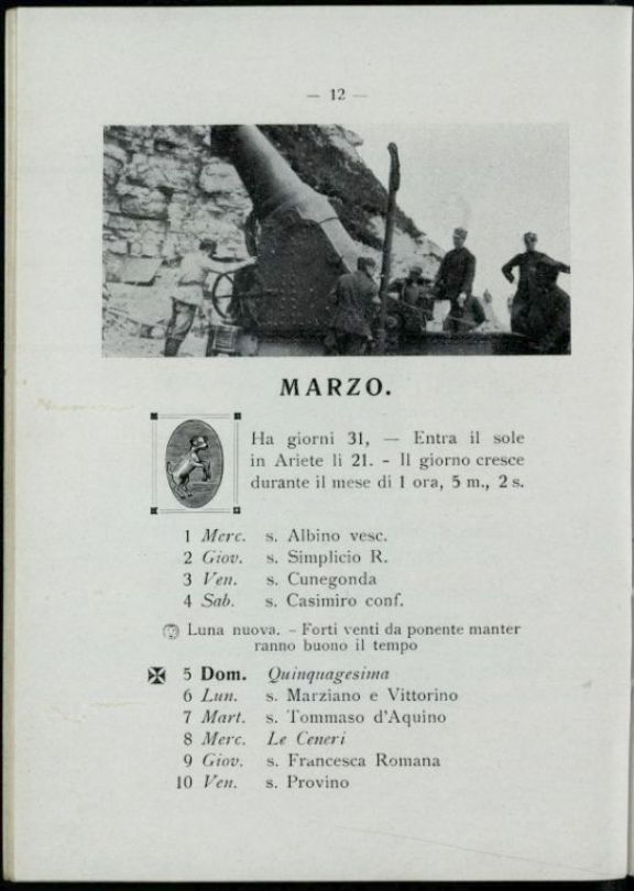 Almanacco di guerra  : anno 1916  / Gaetano Sbodio