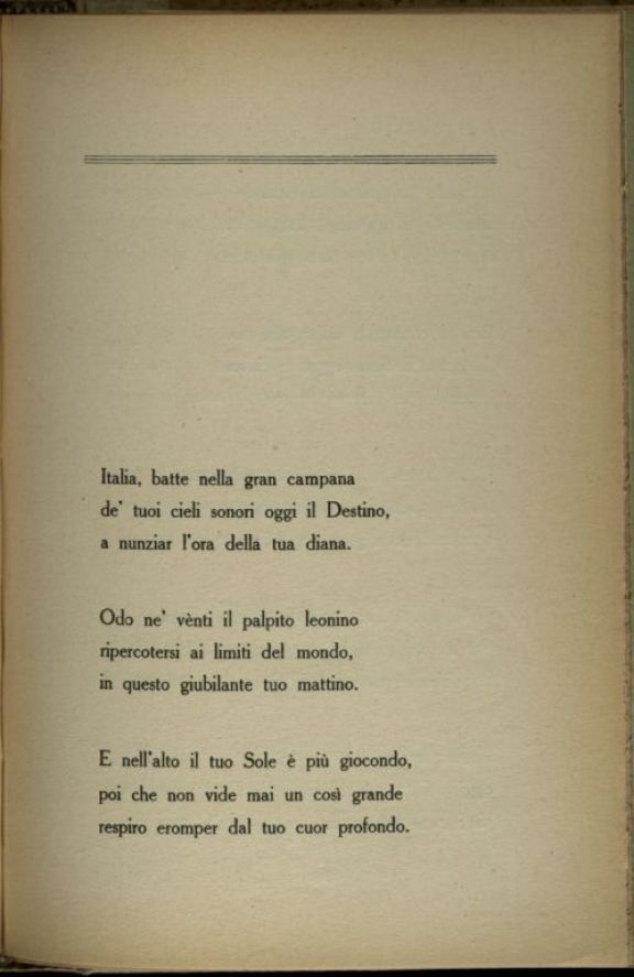 Il *canto della redenzione  / Enrico Del Fabro