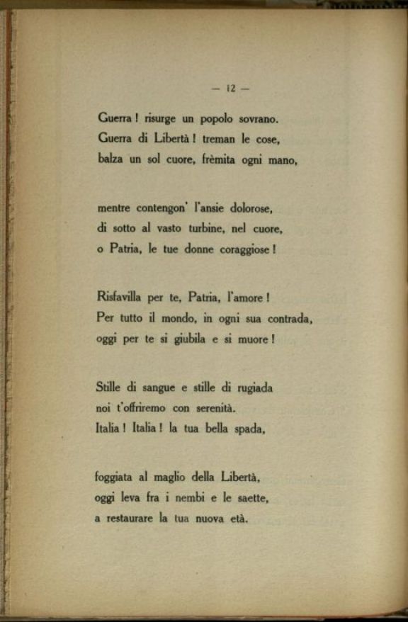 Il *canto della redenzione  / Enrico Del Fabro
