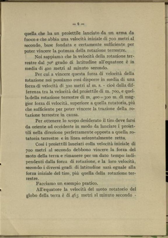 Del moto rotatorio terrestre  : applicazioni e proposte  / Quinto Ogliotti