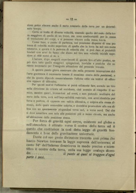 Del moto rotatorio terrestre  : applicazioni e proposte  / Quinto Ogliotti