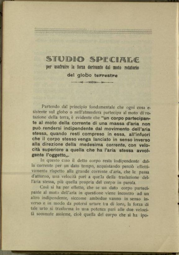 Del moto rotatorio terrestre  : applicazioni e proposte  / Quinto Ogliotti