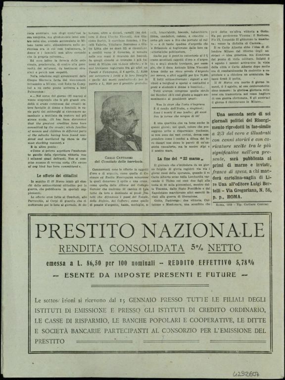 Il *22 marzo  : primo giorno dell'indipendenza lombarda  : giornale officiale  : Anno 1., n. 2, 27 marzo 1848