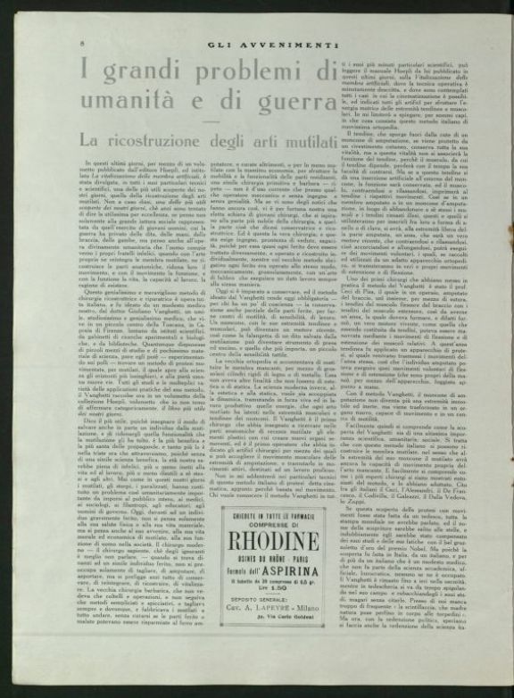 Gli *avvenimenti  : periodico settimanale illustrato della vita italiana
