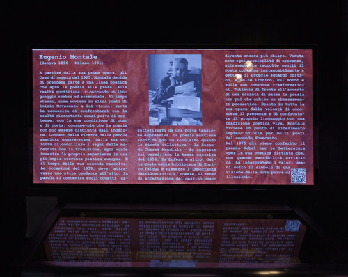 Eugenio Montale fotografia di Dino Ignani