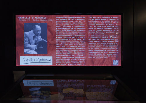 Gabriele d'Annunzio fotografia di Dino Ignani