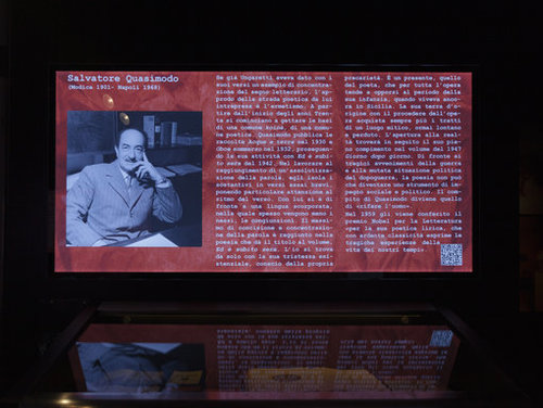 Salvatore Quasimodo fotografia di Dino Ignani
