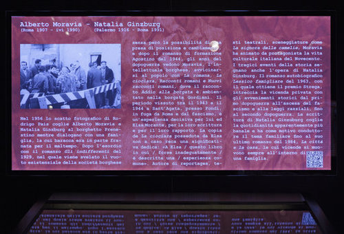 Alberto Moravia - Natalia Ginzburg fotografia di Dino Ignani