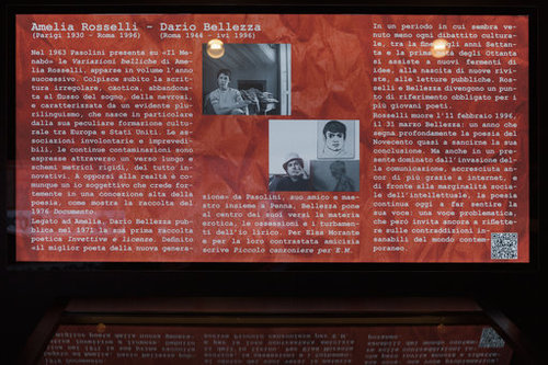 Amelia Rosselli - Dario Bellezza fotografia di Dino Ignani