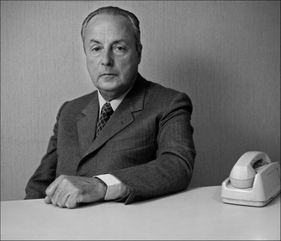 Giorgio Bassani - fotografia di Dino Ignani