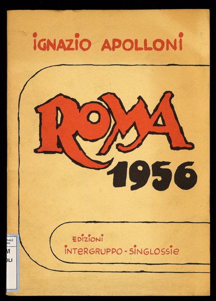 Roma 1956 / Ignazio Apolloni