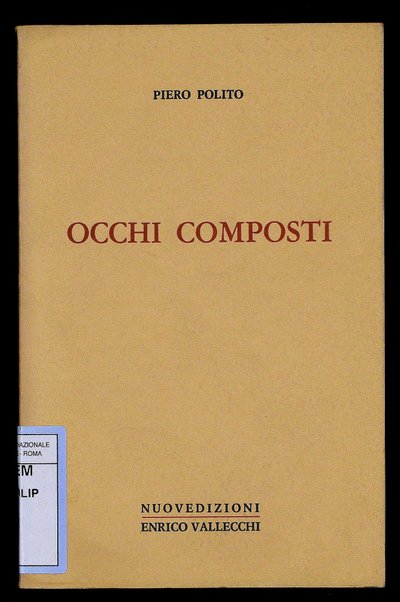 Occhi composti / Piero Polito