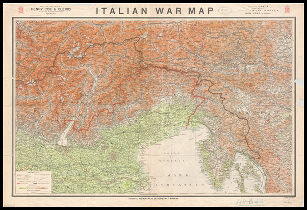 Italian war map