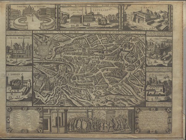 Descriptio vrbis Romae novissima a.D. 1672