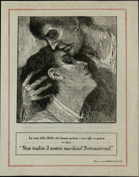 La voce delle madri che hanno perduto i loro figli in guerra vi dice: Non tradite il nostro sacrificio! Sottoscrivete! / Anna Franchi