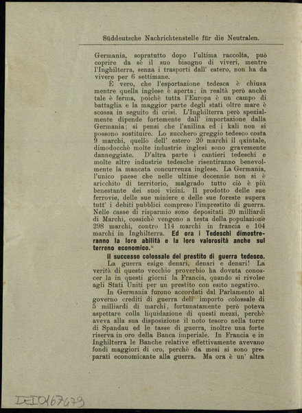 Movimento economico : lo stato dell'economia politica tedesca / di Arthur von Gwinner